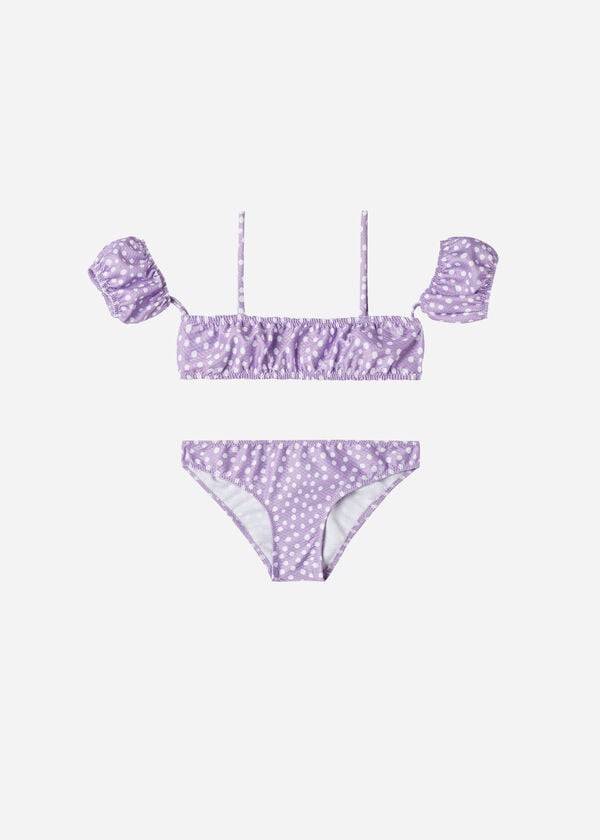 calzedonia zweiteiliger cipro badeanzug für kinder lila