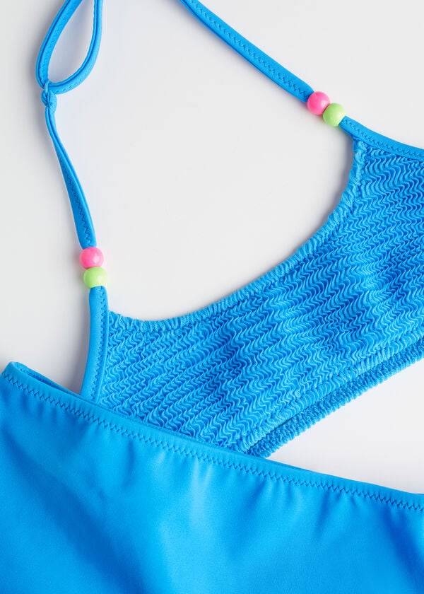 calzedonia zweiteiliger tank-badeanzug für kinder san diego blau