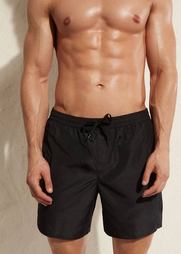 calzedonia formentera eco herren-badehose schwarz
