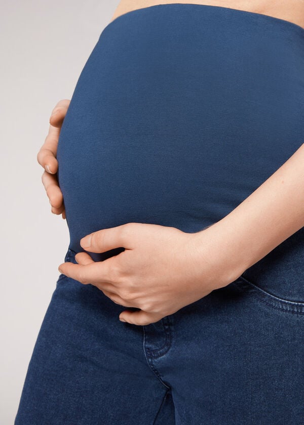 calzedonia umstandsjeans für damen blau