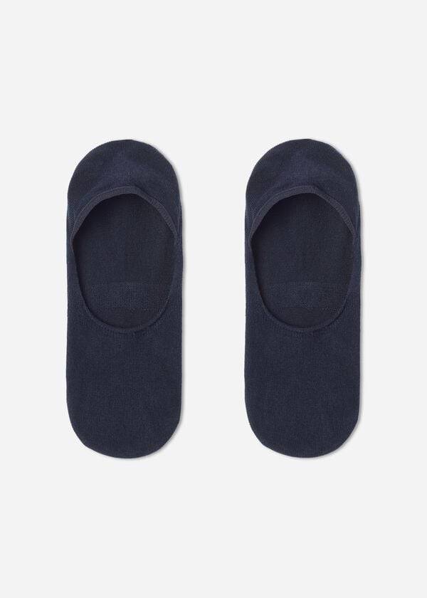 blaue calzedonia damen-baumwollsocken