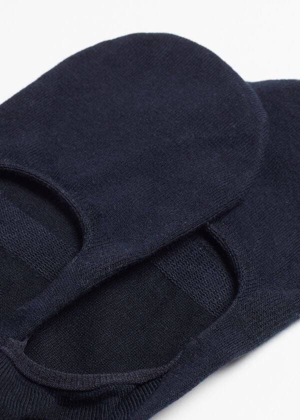 blaue calzedonia damen-baumwollsocken