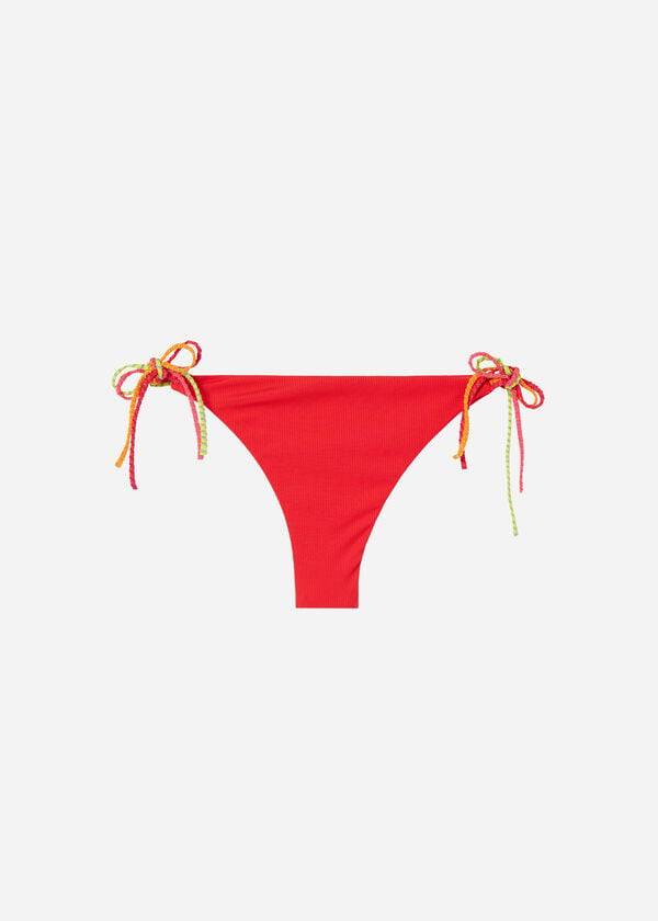 rote calzedonia brazilian string berlino bikinihose für damen
