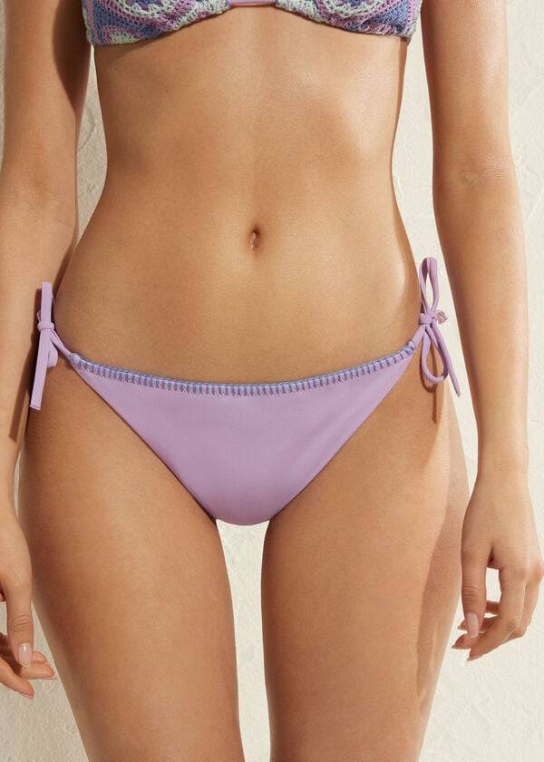 lila damen calzedonia brazilian string tel aviv bikinihose