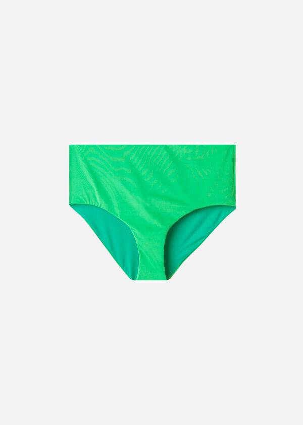 grüne calzedonia high shaper waist indonesien Öko-bikinihose für damen
