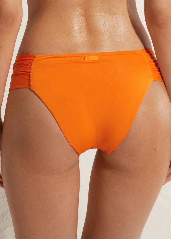 damen calzedonia indonesia eco rise bikinihose orange