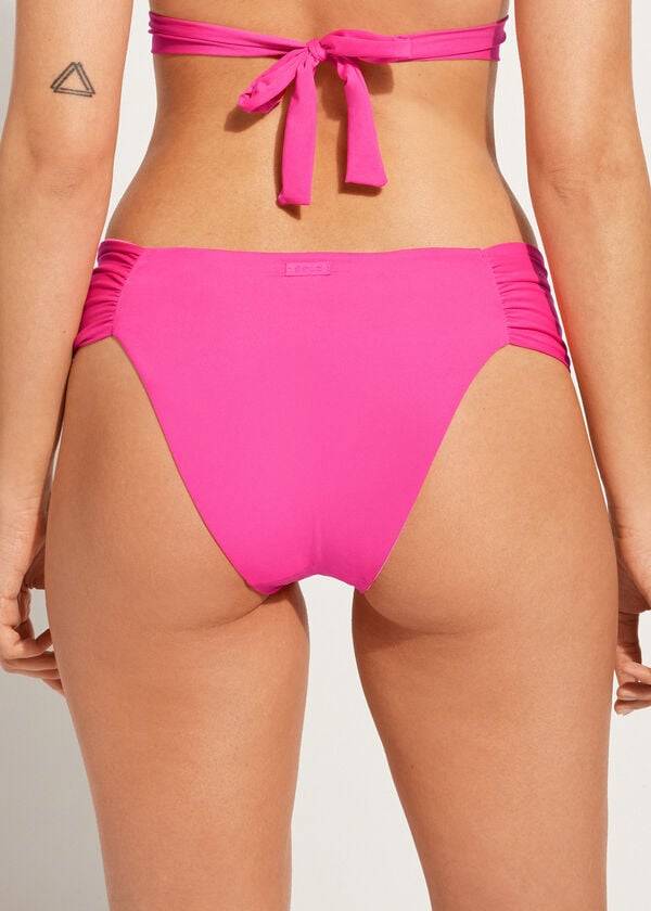 rosa calzedonia indonesia eco rosa damen-bikinihose