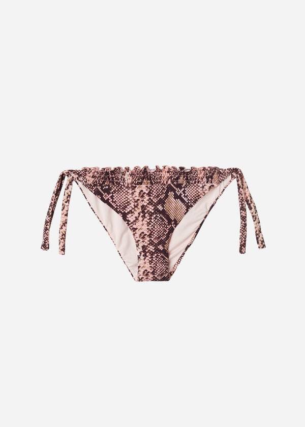 calzedonia bikinihose „sidney mit seitlichen bändern pink