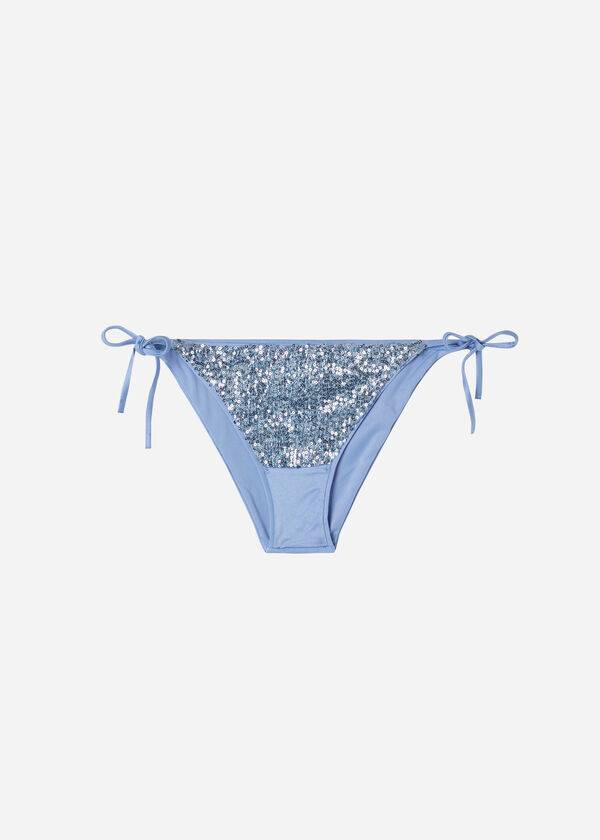 calzedonia string cannes damen-bikinihose blau