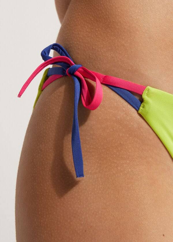 calzedonia string tokyo bikinihose für damen grün