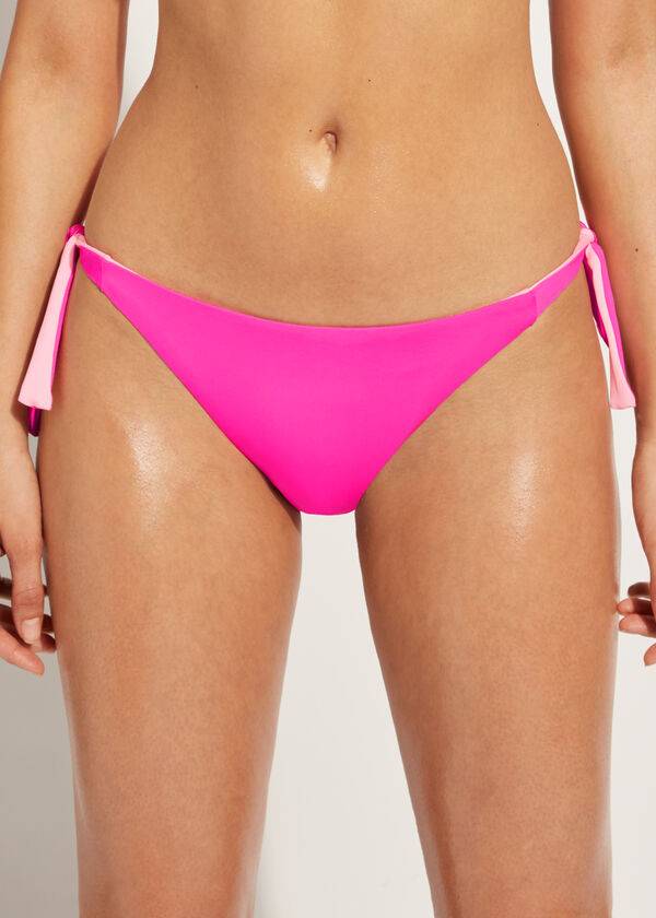 calzedonia tied indonesia eco damen-bikinihose pink