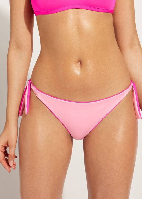 calzedonia tied indonesia eco damen-bikinihose pink