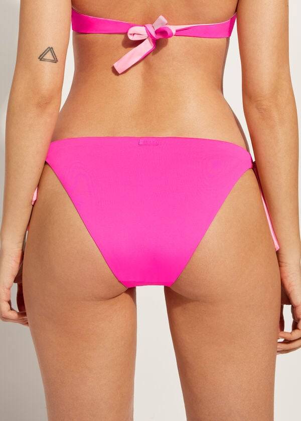 calzedonia tied indonesia eco damen-bikinihose pink