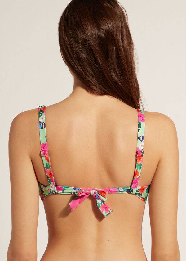 mehrfarbige calzedonia balconette malibu bikinioberteile für damen