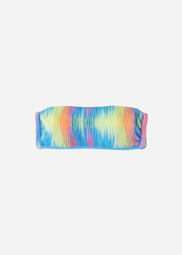 mehrfarbige calzedonia wattierte bandeau maiorca damen-bikinioberteile