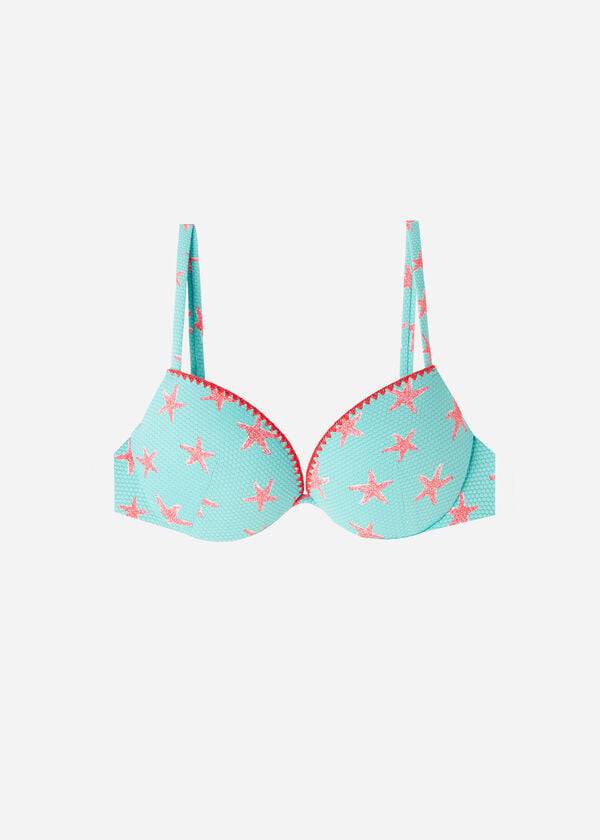 marineblaue calzedonia push-up-bikini-oberteile buenos aires mit polsterung
