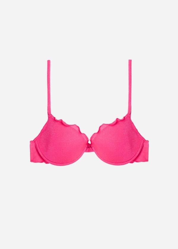 calzedonia push up formentera bikinioberteil für damen in rosa