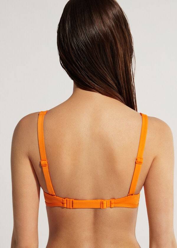 orangefarbene calzedonia tank style indonesia Öko-bikinioberteile für damen
