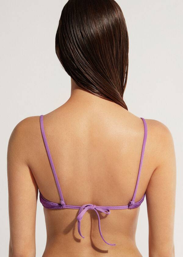damen-bikini-oberteil im tank-stil von calzedonia las vegas lila