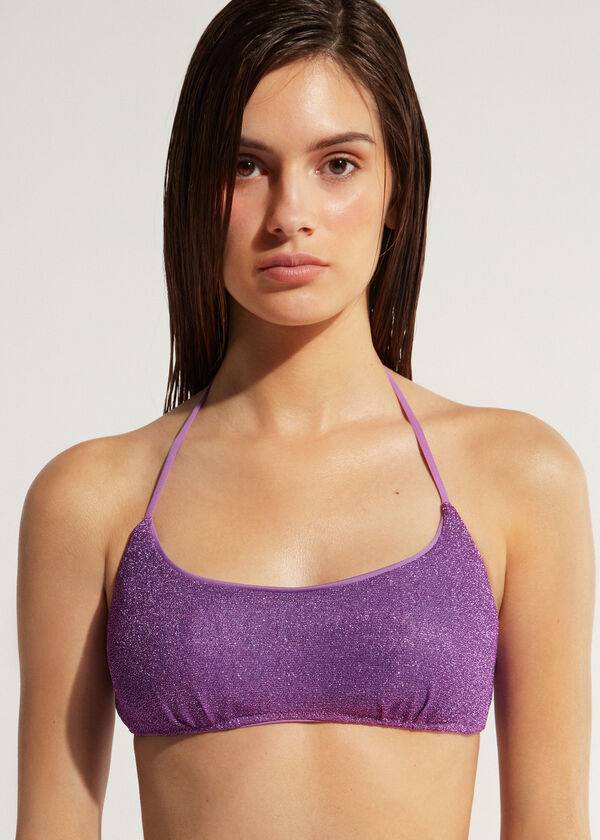 damen-bikini-oberteil im tank-stil von calzedonia las vegas lila