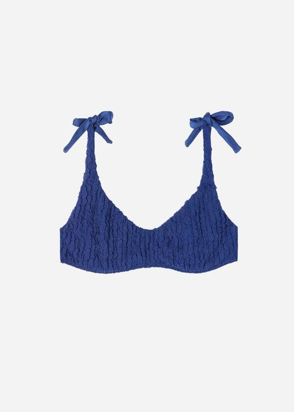 calzedonia tank-bikini-oberteil marrakech für damen marineblau