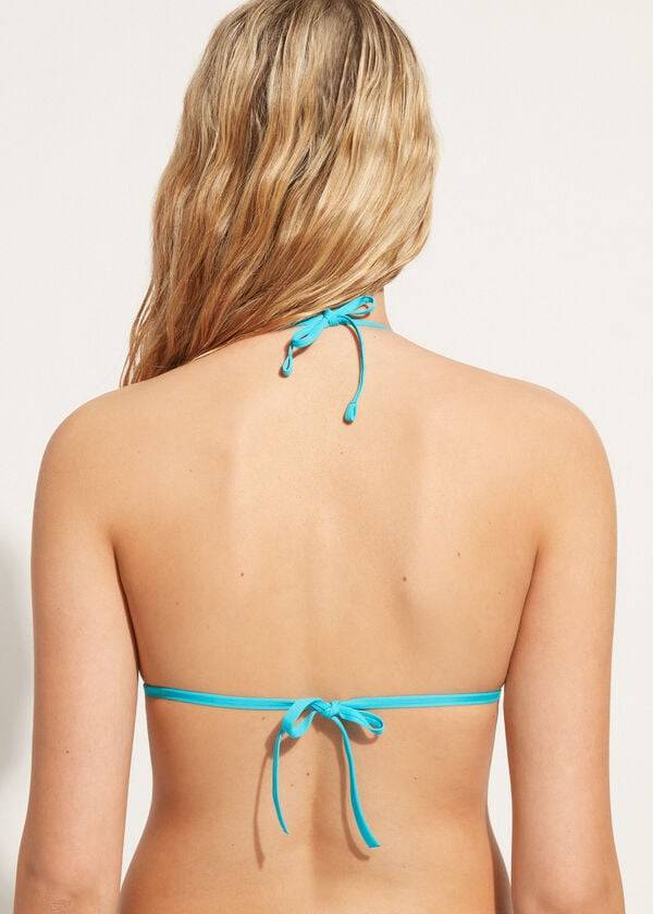 calzedonia triangle string indonesia eco rosa damen-bikinioberteil türkis