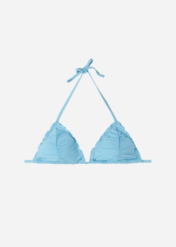 calzedonia triangel-bikini-oberteil islamorada für damen blau
