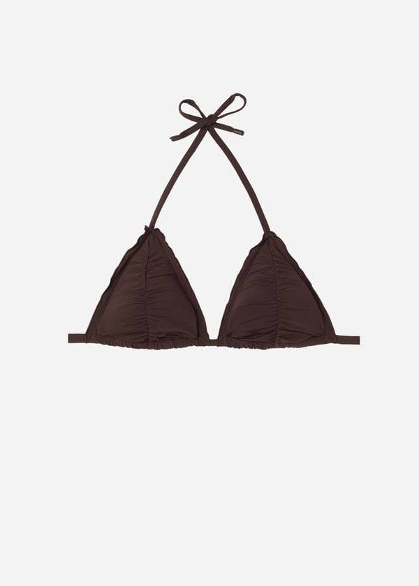 calzedonia triangel-bikini-oberteil islamorada für damen kaffee