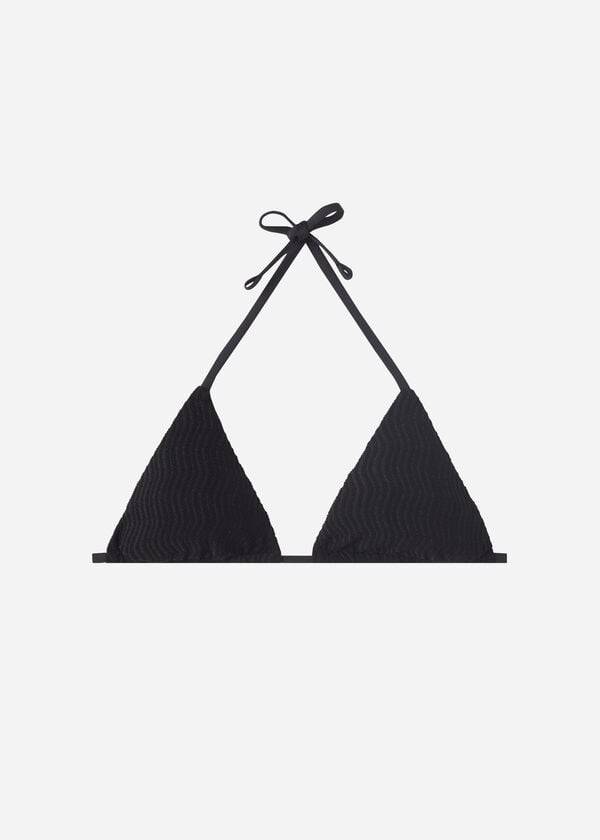 calzedonia triangel-bikini-oberteil mykonos für damen schwarz